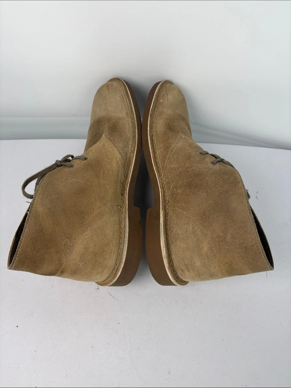 👞👞 Clarks Suede Chukka desert Boots in Light Brown